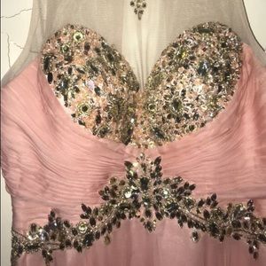 Pink formal dress